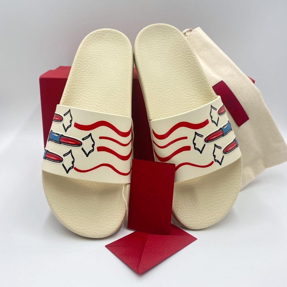 NEW Valentino Garavani Womens Slide Sandal(US10.5)